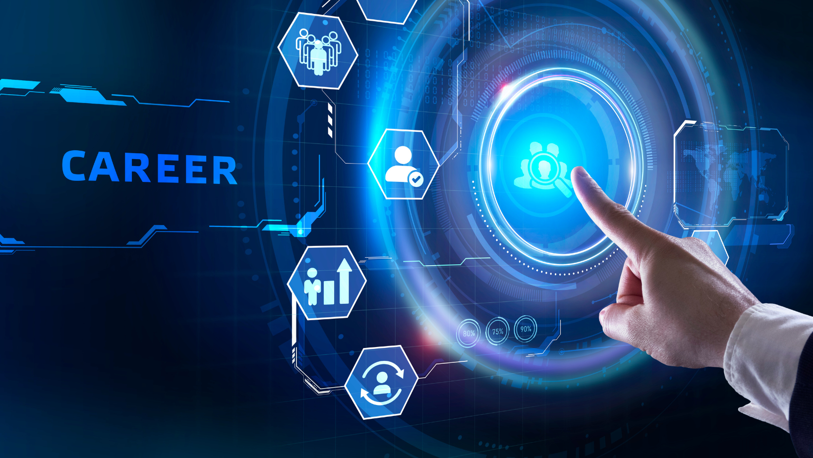 Illustration showcasing various aspects of pursuing a career in Information Technology (IT), including high earning potential, career advancement opportunities, remote work flexibility, entrepreneurial possibilities, job security, continuous learning, and bonuses and benefits